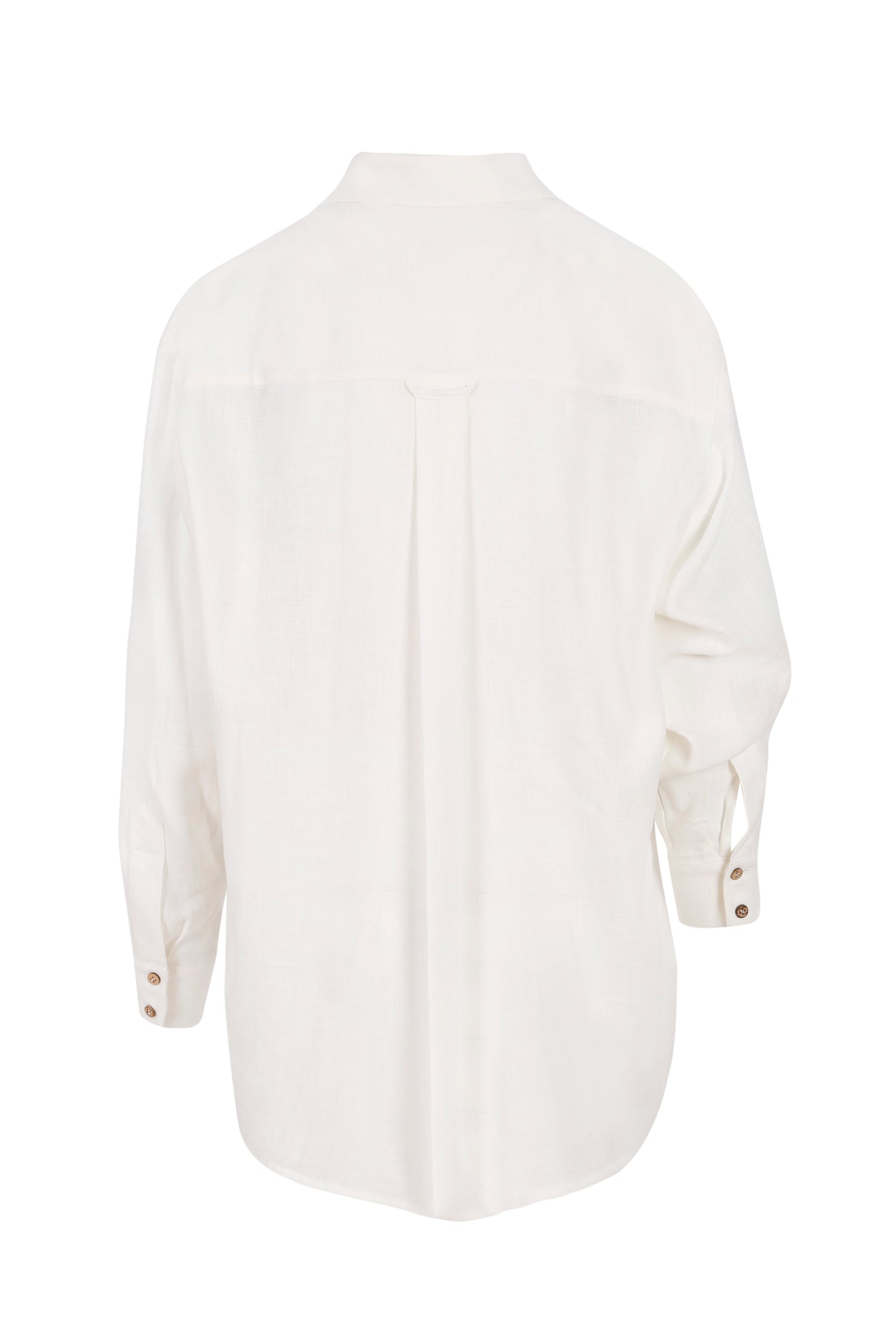 Unisex Brok Gömlek Beyaz